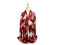 Sf25115-290 Abstract Paint Strokes Scarf Maroon