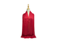 Sf2575-159 Plain Silky Scarf Red