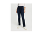 Sth3900 Short Leghigh Waist Straight Leg Dark Denim