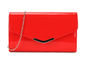 Td2974 Patent Envelope Clutch Bag Fushia