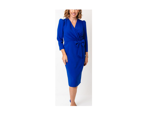 Terri Cd915 Bow Detail Royal Blue