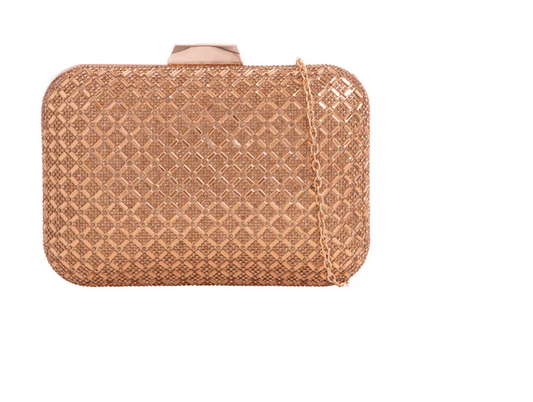 Tl861 Small Purse Clasp Bling Design Clu Gold