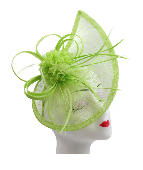 Wf044 Wf044 Gauze Tear Drop Fasc W Flower Orange Lime