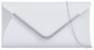 Z320 Faux Suede Envelope Style Clutch Ba White