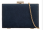 Z672 Box Style Clutch Bag Navy