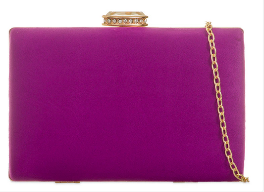Z672 Box Style Clutch Bag Pink